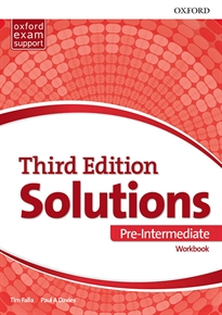 Books Frontpage Solutions 3rd Edition Pre-Intermediate. Workbook Pk