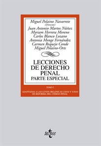 Books Frontpage Lecciones de Derecho penal. Parte especial