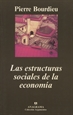 Front pageLas estructuras sociales de la economía