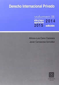 Books Frontpage Derecho Internacional Privado - volumen II