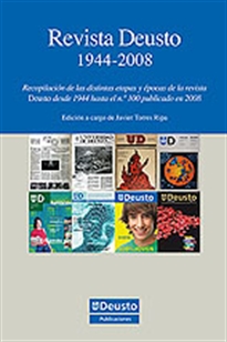 Books Frontpage Revista Deusto 1944-2008: recopilación de las distintas etapas y épocas de la Revista Deusto desde 1944 hasta el número 100 publicado en 2008
