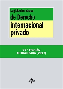 Books Frontpage Legislación básica de Derecho Internacional privado