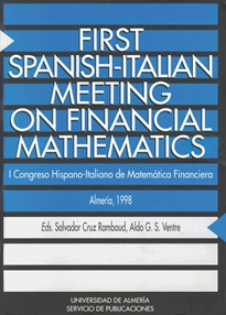 Books Frontpage First spanish: italian meeting on financial mathematics