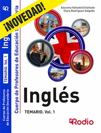 Books Frontpage Inglés. Cuerpo de Profesores de Educación Secundaria. Temario. Volumen 1