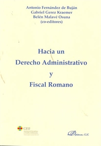 Books Frontpage Hacia un Derecho Administrativo y Fiscal Romano