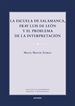 Front pageLa Escuela de Salamanca, Fray Luis de León y el problema de la interpretación