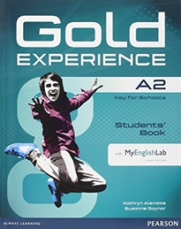Books Frontpage Gold Experience A2 Students' Book With Dvd-Rom/Mylab Pack