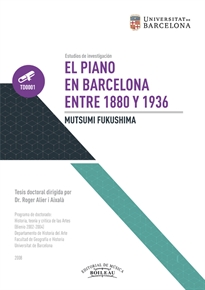 Books Frontpage El piano en Barcelona entre 1880 y 1936