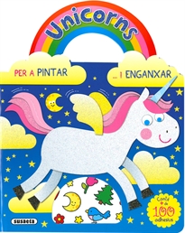 Books Frontpage Unicorns per a pintar i enganxar 2