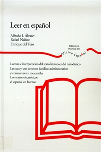 Books Frontpage Leer en español. Lectura e interpretación del texto literario y del periodístico