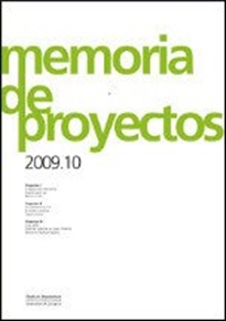 Books Frontpage Memoria de proyectos 2009-10
