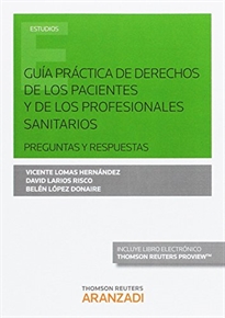 Books Frontpage Guía práctica de derechos de los pacientes y de los profesionales sanitarios (Papel + e-book)