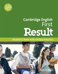 Books Frontpage First Result Student's Book Online Practice Test Exam Pack 2015 Edition