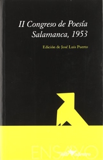 Books Frontpage II Congreso de Poesía: celebrado en Salamanca en 1953