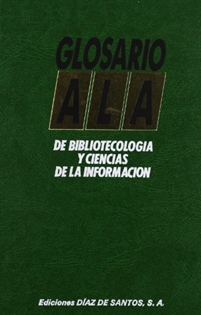 Books Frontpage Glosario ALA de bibliotecología y ciencias de la información