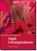 Front pageOxford Handbook of Legal Correspondence