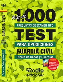 Books Frontpage Guardia Civil. Escala de Cabos y Guardias. Más de 1.000 preguntas de examen tipo test.