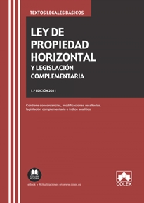 Books Frontpage Ley de propiedad horizontal y legislación complementaria