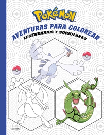 Books Frontpage Pokémon. Actividades - Aventuras para colorear: legendarios y singulares