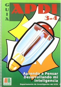 Books Frontpage APDI 3 y 4, aprendo a pensar desarrollando mi inteligencia. Guía