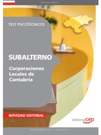 Books Frontpage Subalterno Corporaciones Locales de Cantabria. Test Psicotécnicos