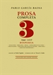 Front pageProsa completa, 3