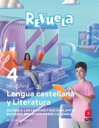 Books Frontpage Lengua Castellana y Literatura. Bloques. Comunicación. 4 Secundaria. Revuela. Región de Murcia