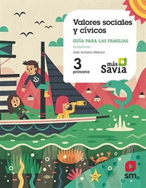 Books Frontpage Valores sociales y cívicos. 3 Primaria. Mas Savia. Andalucía