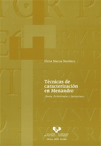Books Frontpage Técnicas de caracterización en Menandro (Samia, Perikeiromene y Epitrepontes)