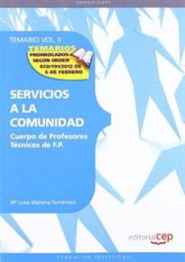 Books Frontpage Cuerpo de Profesores Técnicos de F.P. Servicios a la Comunidad. Temario Vol. II.