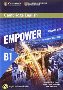 Books Frontpage Cambridge English Empower for Spanish Speakers B1 Student's Book with Online Assessment and Practice