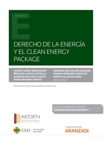 Books Frontpage Derecho de la energía y el clean energy package (Papel + e-book)