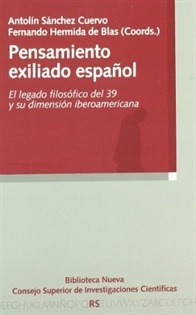 Books Frontpage Pensamiento exiliado español