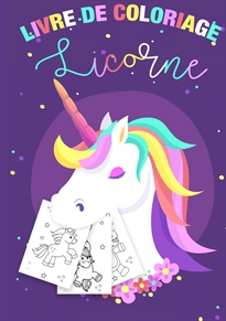 Books Frontpage Coloriage Licornes pour Enfants 3-8 ans - Livre de coloriage Licorne et cadeau fille