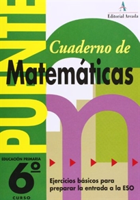 Books Frontpage Puente, matemáticas, 6  Educación Primaria, 3 ciclo. Cuaderno