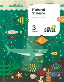 Books Frontpage Natural science. 2 Primary. Más Savia. Murcia