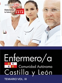 Books Frontpage Enfermero/a de la Administración de la Comunidad de Castilla y León. Temario Vol. III.