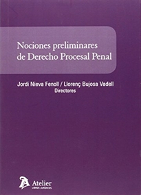 Books Frontpage Nociones preliminares de Derecho procesal penal