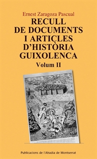 Books Frontpage Recull de documents i articles d'història guixolenca, Vol. 2