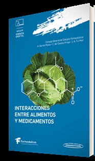Books Frontpage Interacciones entre Alimentos y Medicamentos