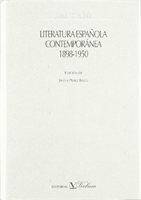 Books Frontpage Literatura española contemporánea, 1898-1950