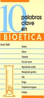 Books Frontpage 10 palabras clave en bioética