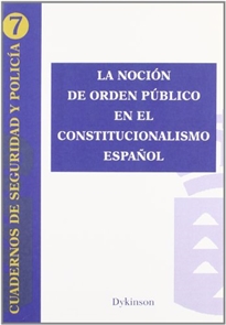 Books Frontpage La noción de orden público en el constitucionalismo español