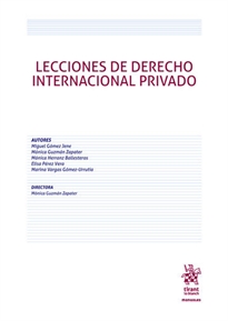 Books Frontpage Lecciones de Derecho Internacional Privado