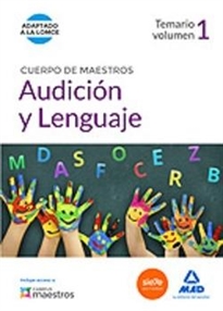 Books Frontpage Cuerpo de Maestros Audición y Lenguaje. Temario Volumen 1