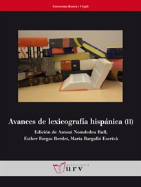 Books Frontpage Avances de lexicografía hispánica (II)