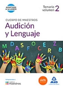 Books Frontpage Cuerpo de Maestros Audición y Lenguaje. Temario Volumen 2