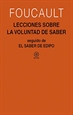 Front pageLecciones sobre la voluntad de saber