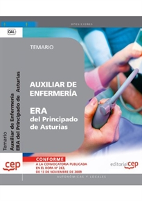 Books Frontpage Auxiliar de Enfermería ERA del Principado de  Asturias. Temario