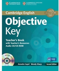 Books Frontpage Objective Key Teacher's Book with Teacher's Resources Audio CD/CD-ROM 2nd Edition